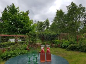 Zahrada ubytování Vargheden B&B och trädgård