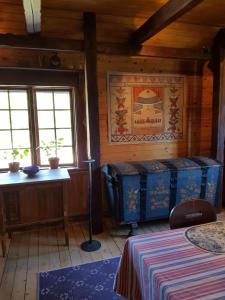 Postel nebo postele na pokoji v ubytování Vargheden B&B och trädgård