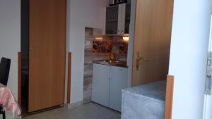 Kuchyň nebo kuchyňský kout v ubytování Apartmani Vitković II Cres