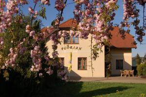 Vonkajšia záhrada v ubytovaní Apartmány Florian
