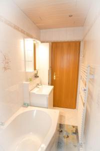 Koupelna v ubytování FeWo Fam. Groß