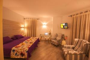 TV a/nebo společenská místnost v ubytování Hotel Hc Zoom