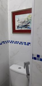 Phòng tắm tại Charmoso Apartamento Leme/copacabana