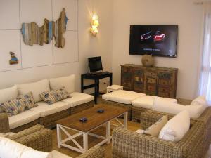 Μια τηλεόραση ή/και κέντρο ψυχαγωγίας στο Hotel Villa Giulia