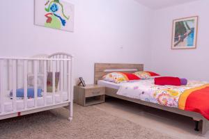 Posteľ alebo postele v izbe v ubytovaní Apartment Joe
