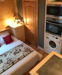 Postel nebo postele na pokoji v ubytování Gîte Bella Vita