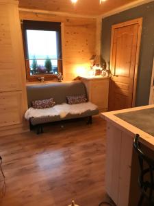 Postel nebo postele na pokoji v ubytování Gîte Bella Vita