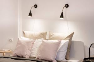 Postelja oz. postelje v sobi nastanitve Very central, new and comfy apartment with A/C