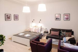 Posedenie v ubytovaní Very central, new and comfy apartment with A/C