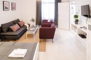 Posedenie v ubytovaní Very central, new and comfy apartment with A/C