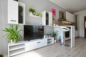 Kuchyň nebo kuchyňský kout v ubytování Apartment Kristina