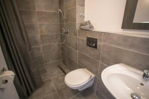 Koupelna v ubytování Apartments A7