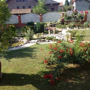 Zahrada ubytování Guest House Rose