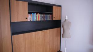 Knihovna v apartmánu