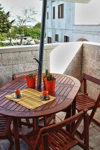 Balkón nebo terasa v ubytování Masseria Peppeturro