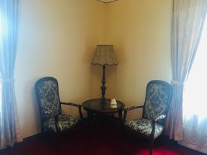 Posezení v ubytování Lambach Villa