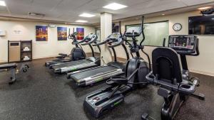 Fitness centrum a/nebo fitness zařízení v ubytování Best Western Premier NYC Gateway Hotel