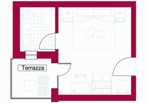Půdorys ubytování Hotel Friuli