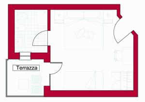 Půdorys ubytování Hotel Friuli
