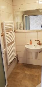 Kylpyhuone majoituspaikassa Casa Alina