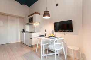 Kuchyň nebo kuchyňský kout v ubytování ecoGrusApartments