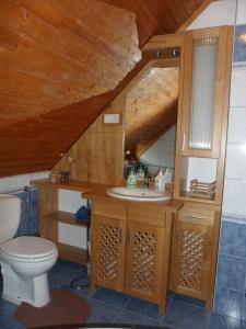 Phòng tắm tại Apartment in Balatonbereny/Balaton 18043