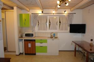 Kuchyň nebo kuchyňský kout v ubytování Hotel Sicilia