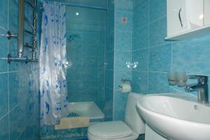 Koupelna v ubytování Hotel Sicilia