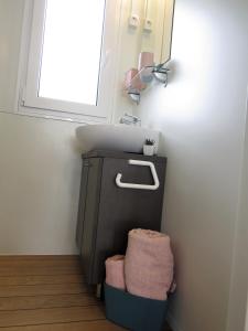Koupelna v ubytování Kamp Dole - Navores