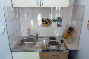 Kuchyň nebo kuchyňský kout v ubytování Apartments Luka + 36 fotografií