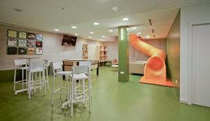 Restaurace v ubytování Loop INN Hostel Cartagena
