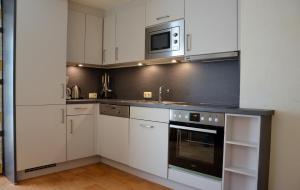 Küche/Küchenzeile in der Unterkunft Apartments Pfeifer
