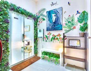 Postel nebo postele na pokoji v ubytování hipstercity hostel