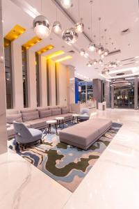 Istumisnurk majutusasutuses Grand Picasso Hotel
