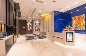 Istumisnurk majutusasutuses Grand Picasso Hotel