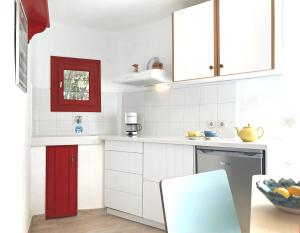 Kuchyň nebo kuchyňský kout v ubytování Mykonos Love Nest + 9 fotografií