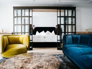 Posezení v ubytování artHotel Blaue Gans