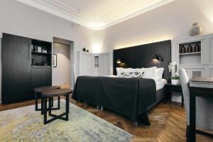 Postelja oz. postelje v sobi nastanitve Apótek Hotel Reykjavík by Keahotels