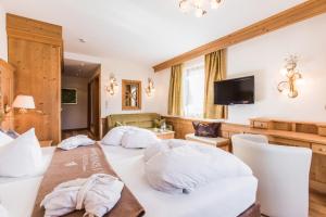 TV a/nebo společenská místnost v ubytování Hotel DreiSonnen