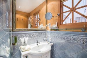 Koupelna v ubytování Hotel DreiSonnen