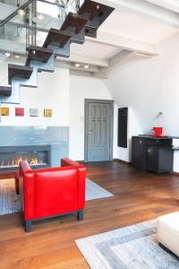 Posezení v ubytování niXe Boutiquehotel & Spa