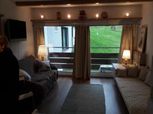 Χώρος καθιστικού στο Berghof Appartement 11