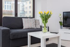 Posezení v ubytování apartament studio solna 1 M19