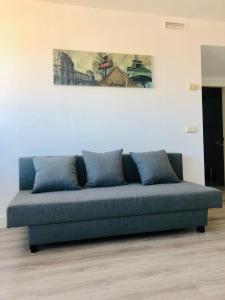 Część wypoczynkowa w obiekcie Pisos con piscina de temporada corta estancia