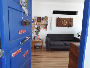 Uma área de estar em Hostal Vitalia