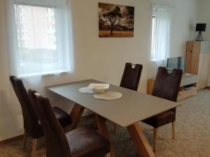 Posezení v ubytování Apartmány U Stříbrných