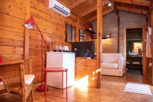 TV a/nebo společenská místnost v ubytování El Paraje del Chef