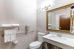 Koupelna v ubytování Quality Suites