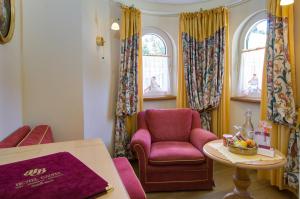 Χώρος καθιστικού στο Boutique-Hotel Bauer