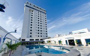 Bazén v ubytování Hotel Sagres nebo v jeho okolí